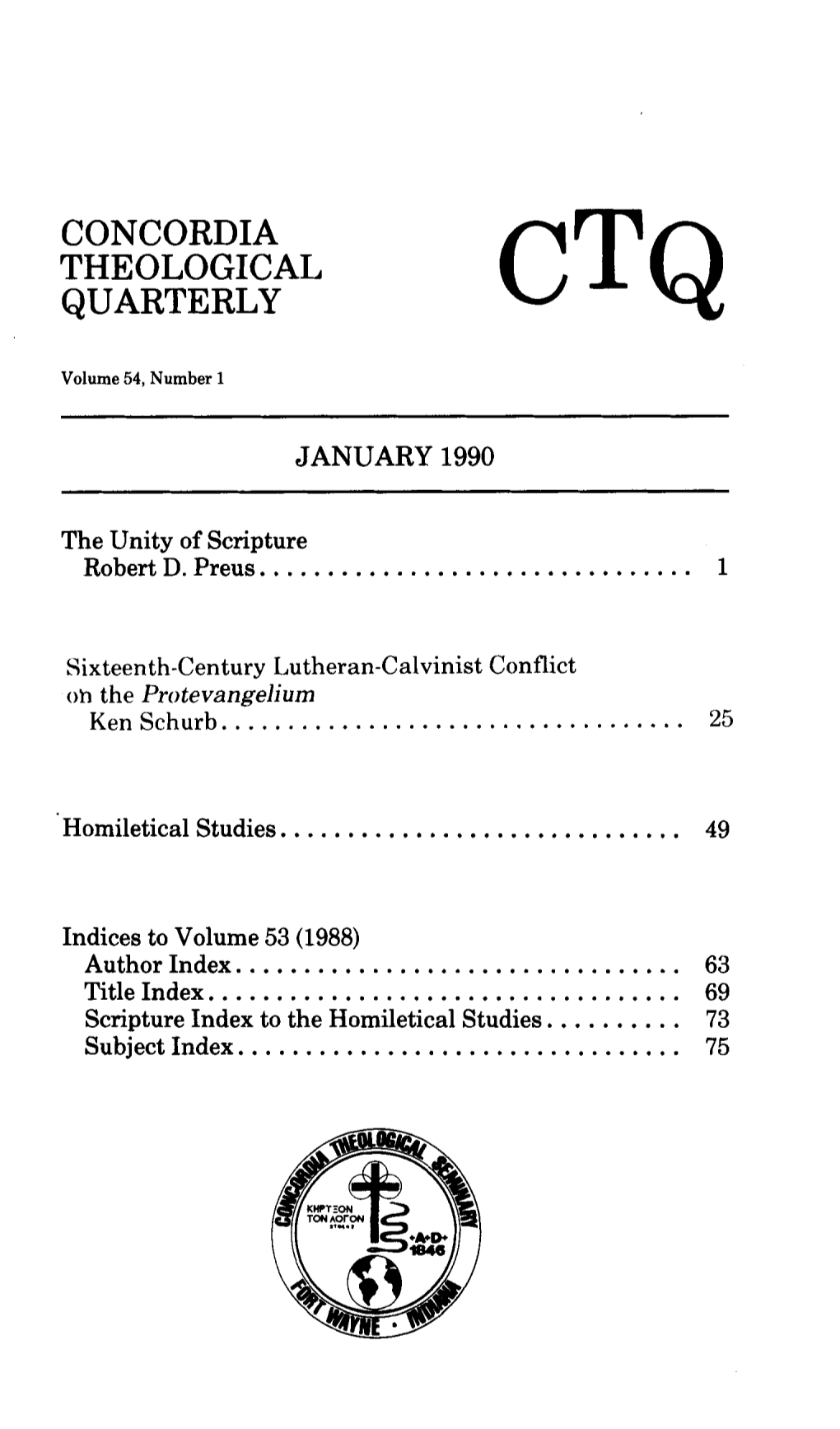 Sixteenth-Century Lutheran-Calvinist Conflict on the Protevangelium