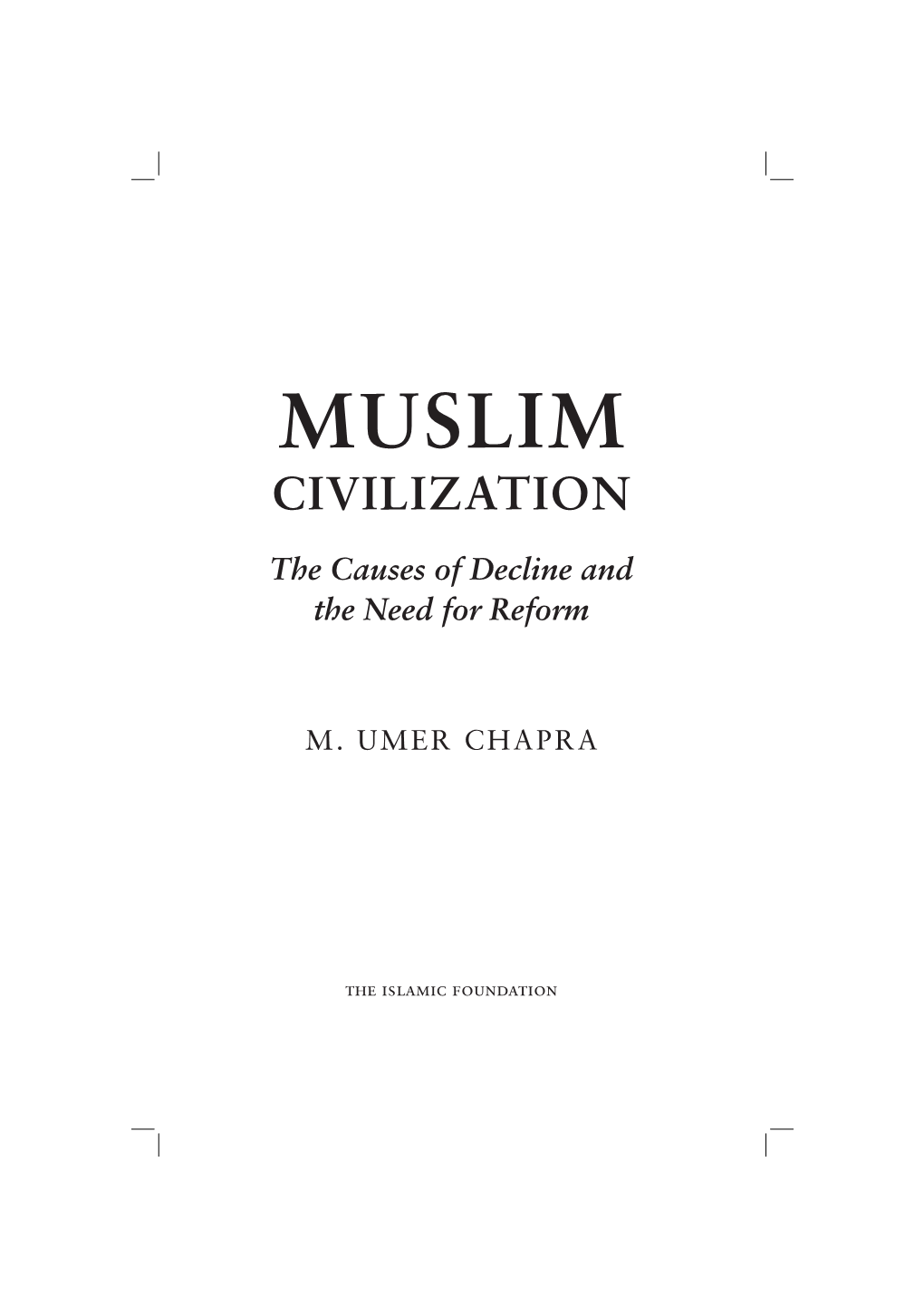 Muslim Civilization