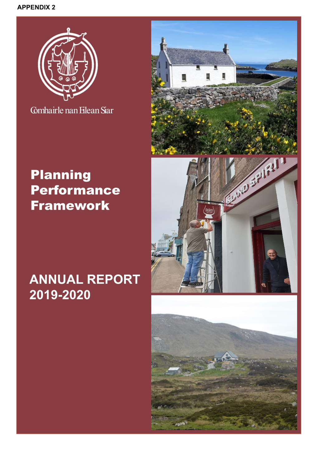 Planning Performance Framework ANNUAL REPORT 2019-2020