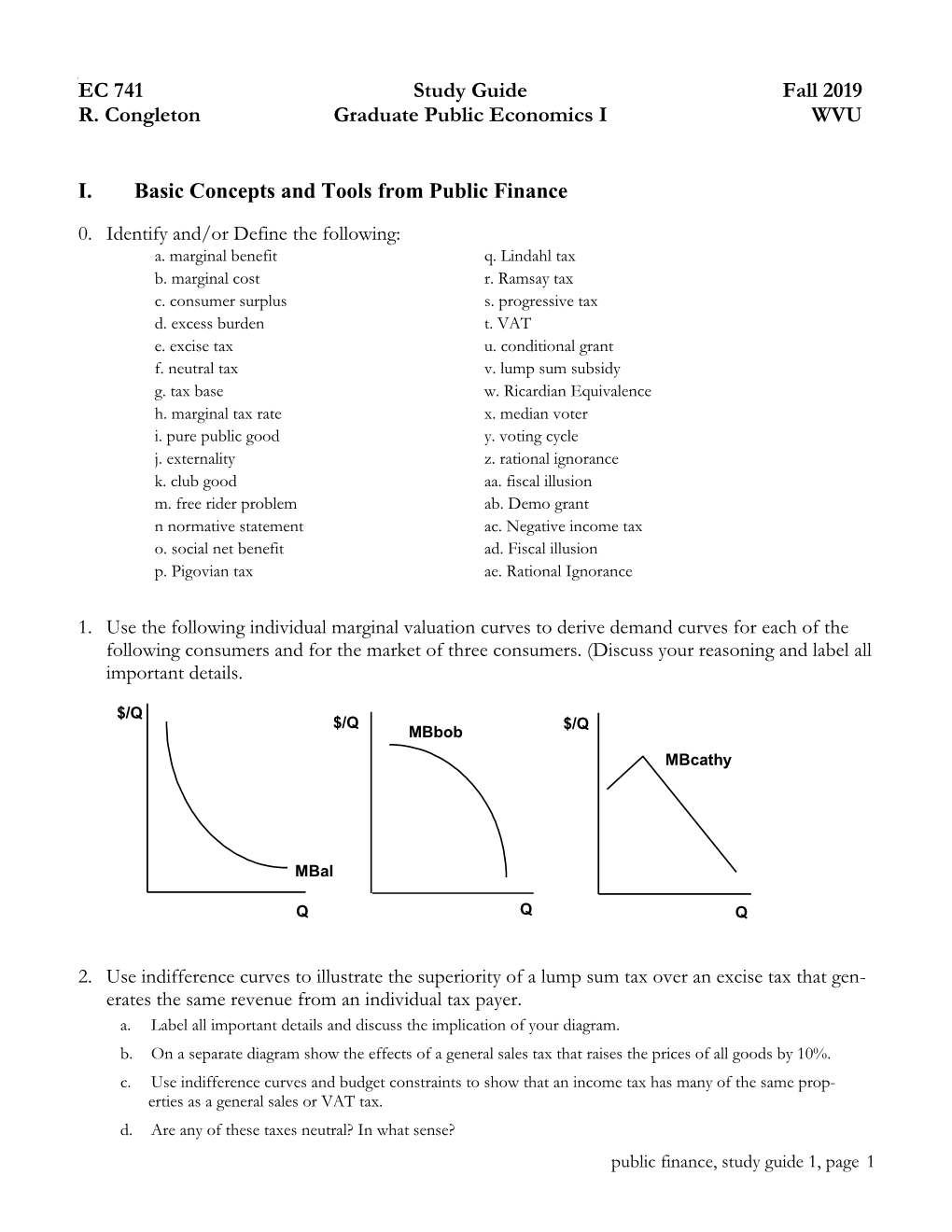 Study Guide 1, Page 1