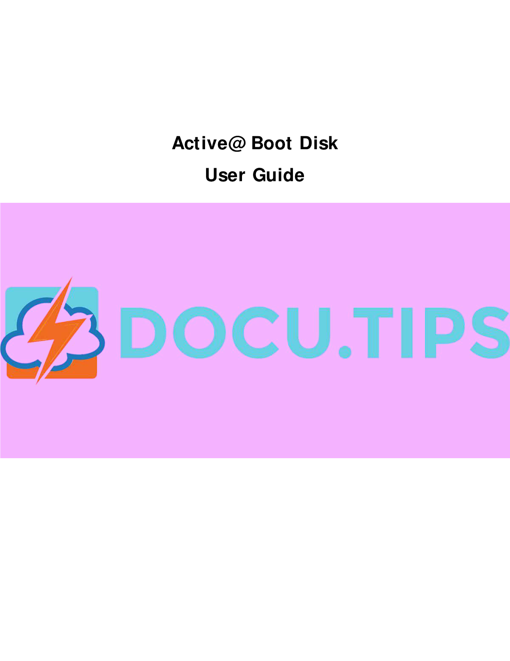 Boot Disk User Guide Copyright © 2012, LSOFT TECHNOLOGIES INC