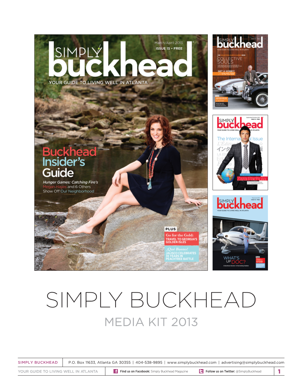 Simply Buckhead Media Kit 2013