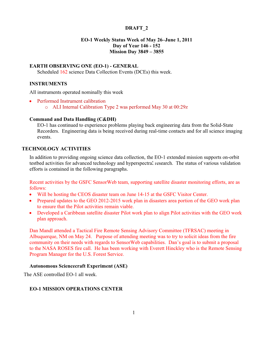 EO-1 Status Week of Jan 20-26, 2001 s11