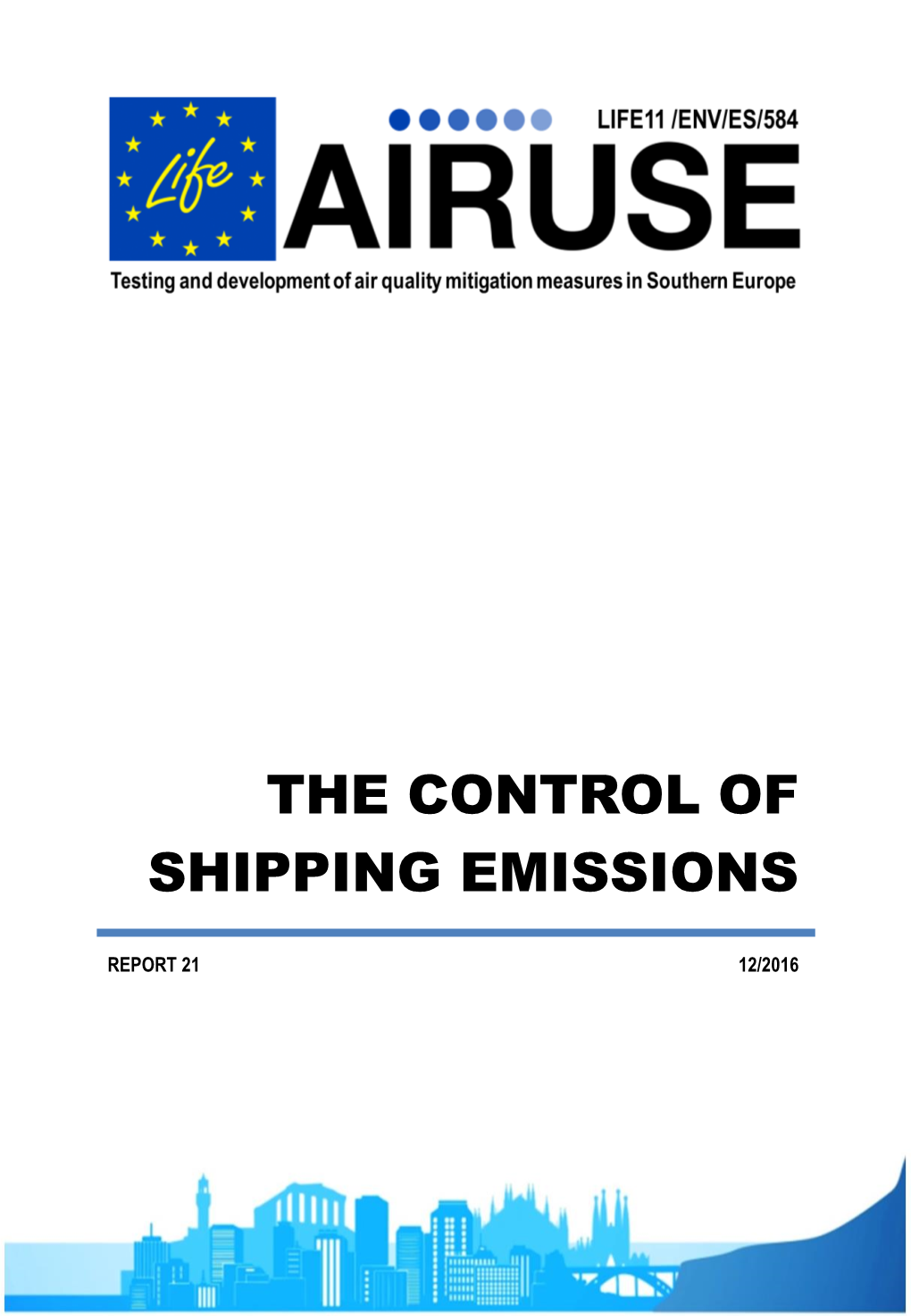 21 the Control of Shipping Emissions