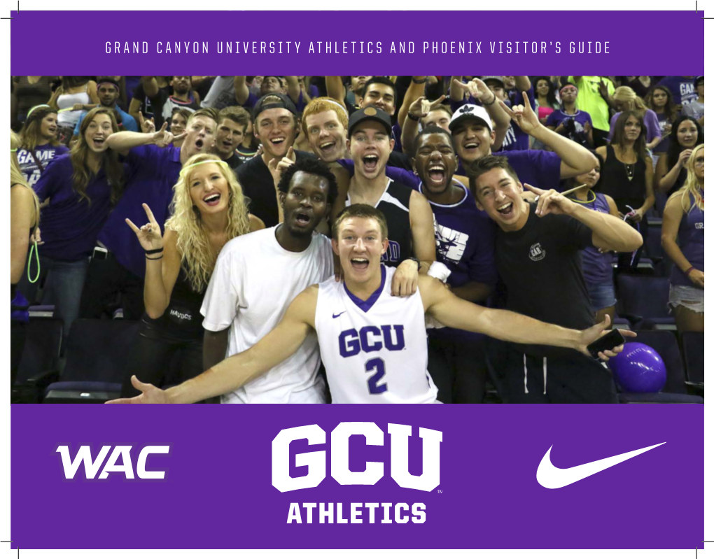 Grand Canyon University Athletics and Phoenix Visitor’S Guide