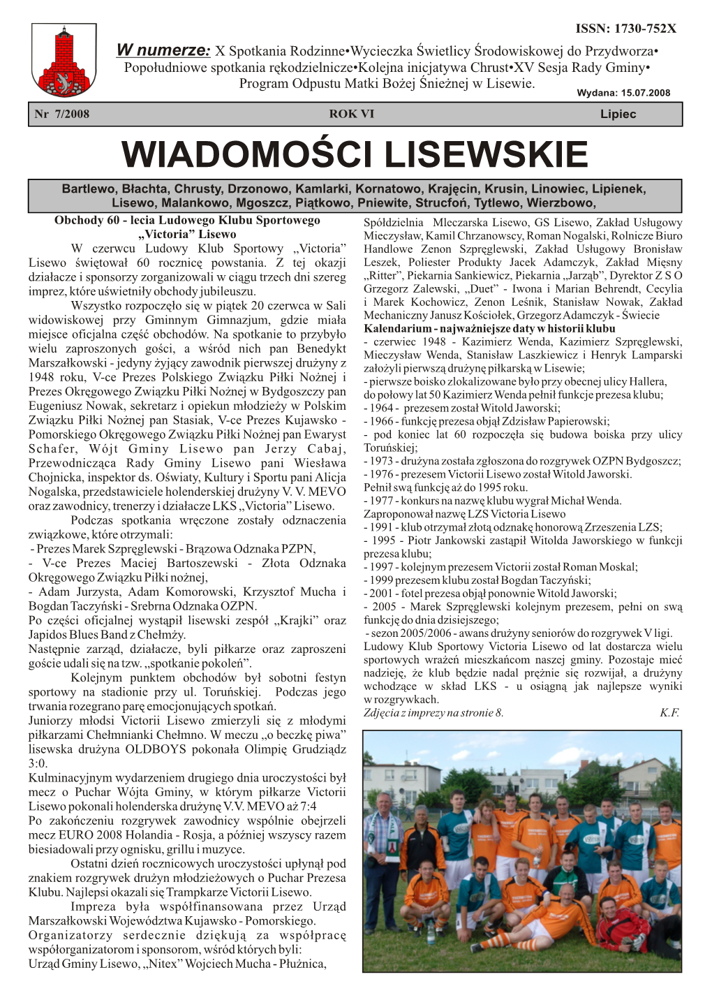 Wiadomości Lisewskie