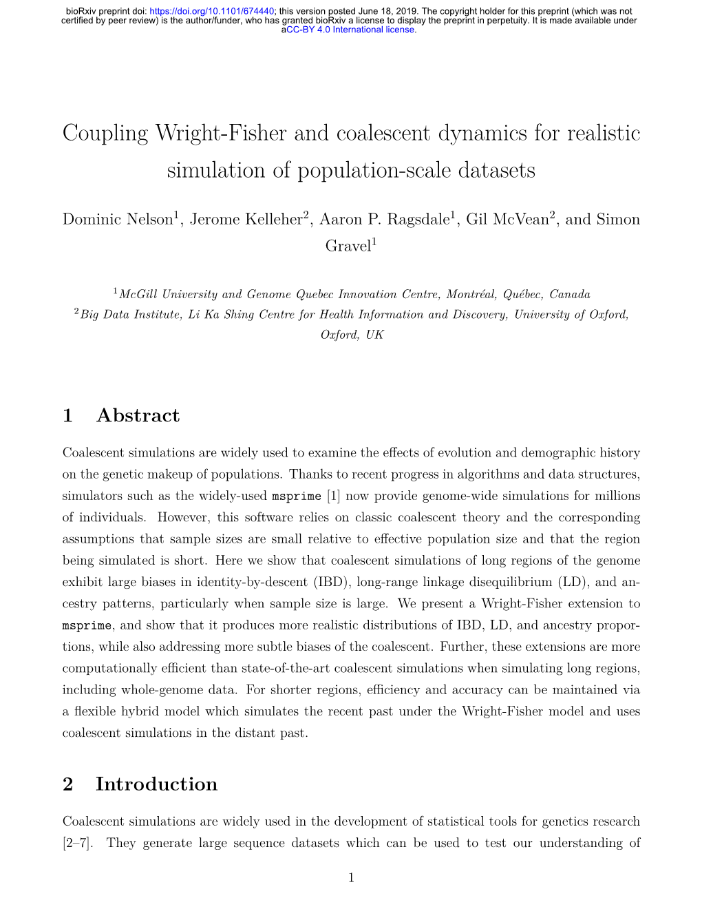 Coupling Wright-Fisher and Coalescent Dynamics for Realistic Simulation of Population-Scale Datasets