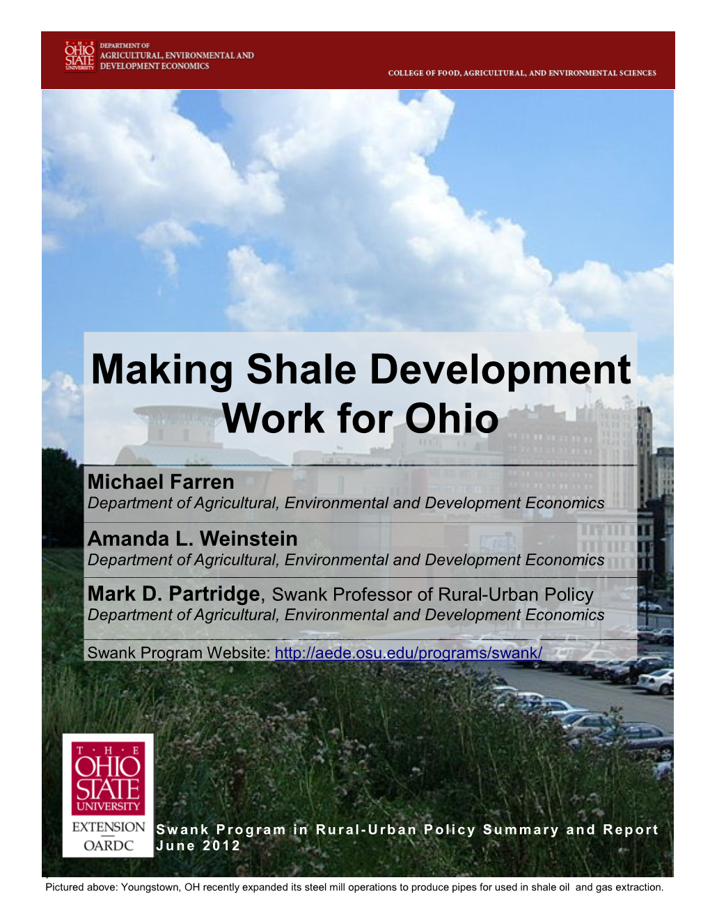 Making Shale Development Work for Ohio