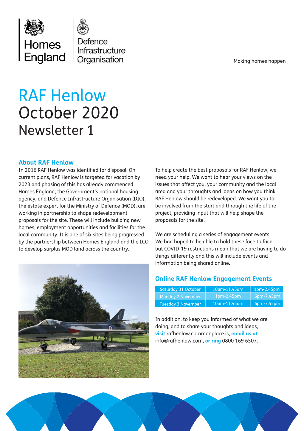 RAF Henlow October 2020 Newsletter 1