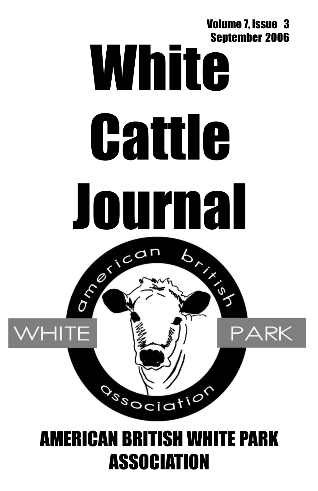 White Cattle Journal.Indd