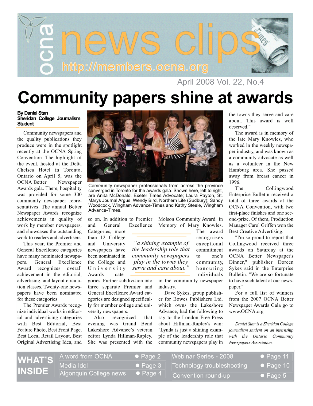 Community Papers Shine at Awards