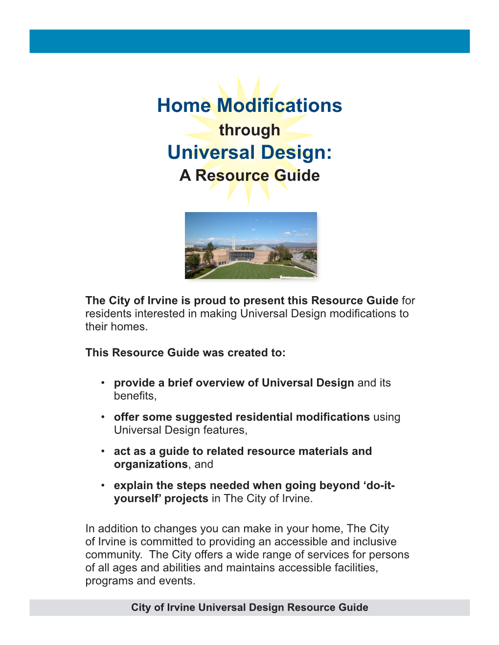 Home Modifications Universal Design