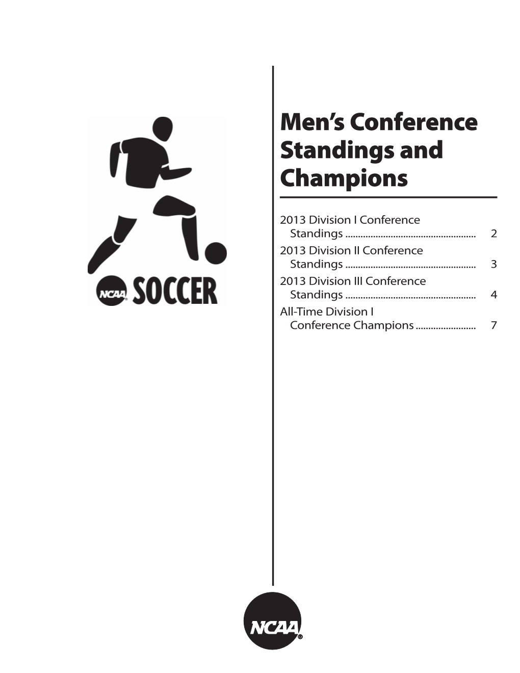 2013 Msoc Standings.Indd