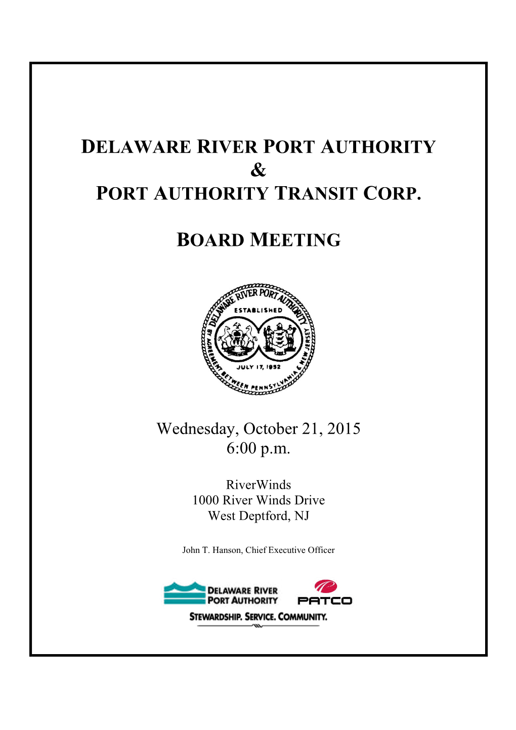 Delaware River Port Authority Port Authority