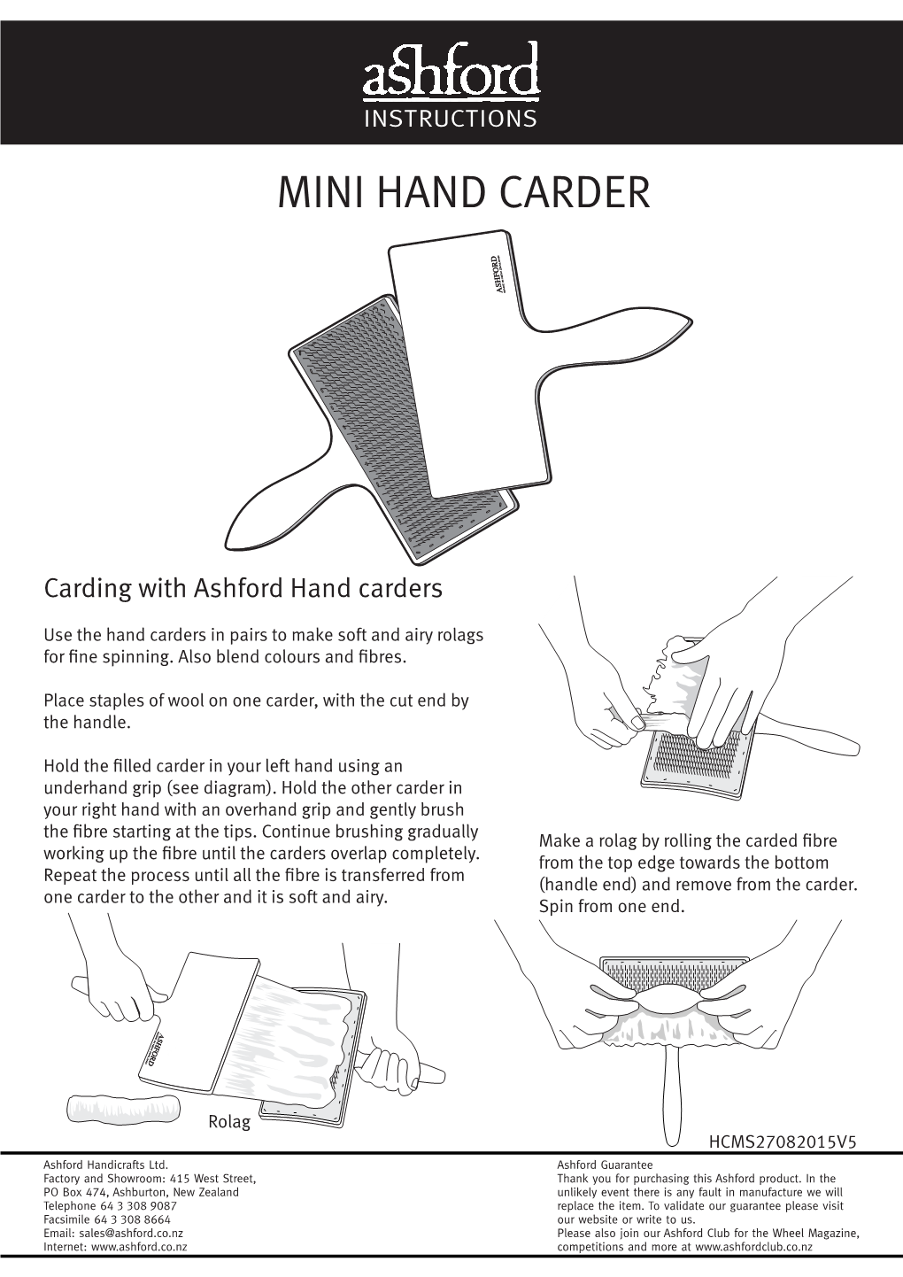 Mini Hand Carder