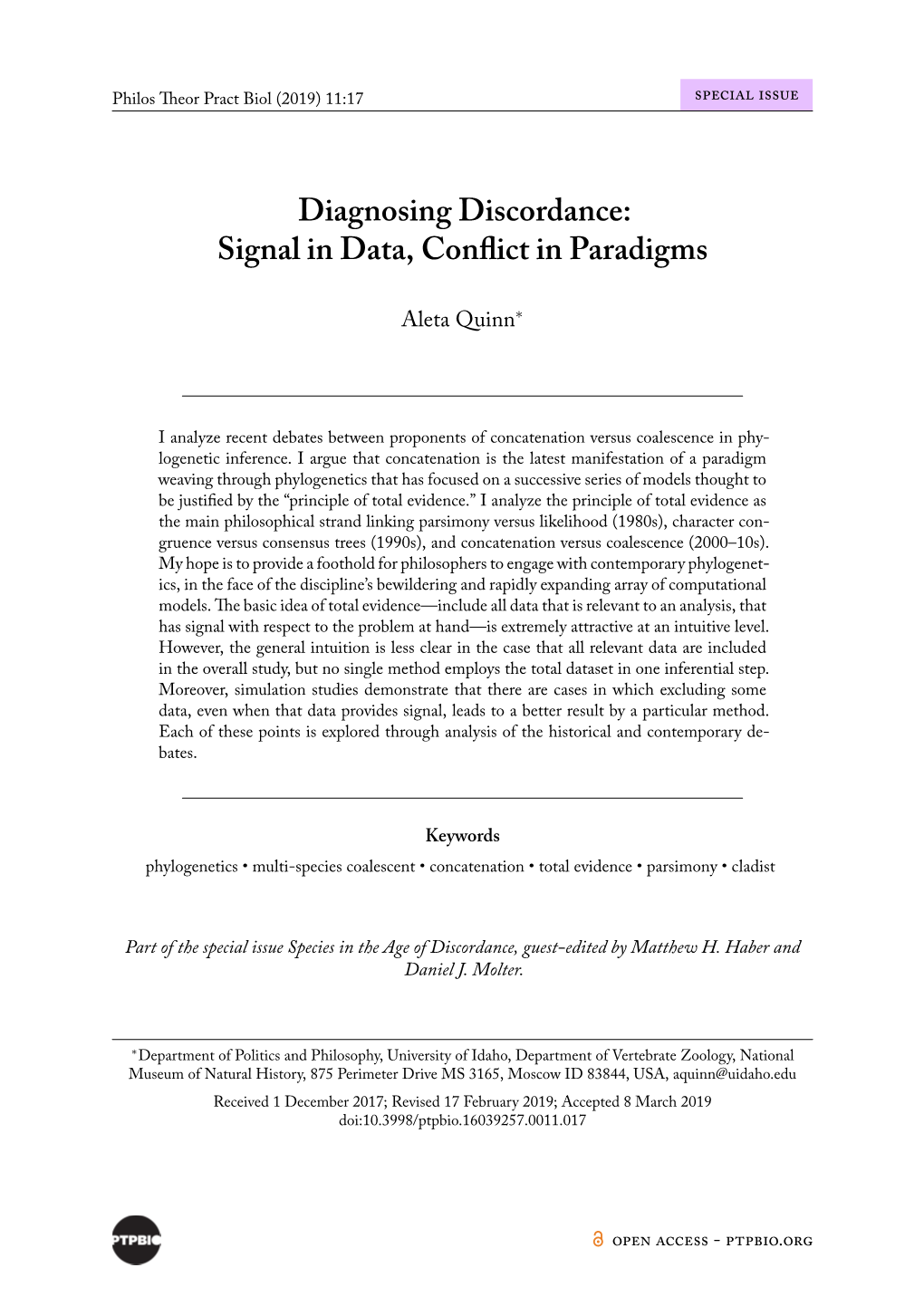 Diagnosing Discordance: Signal in Data, Conflict in Paradigms