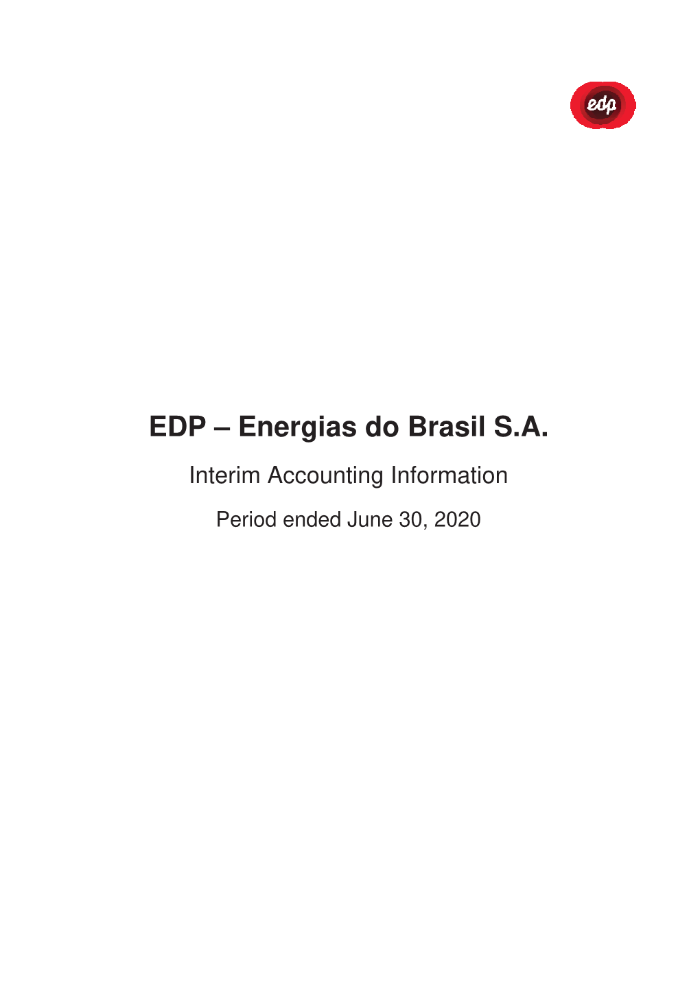 EDP – Energias Do Brasil SA