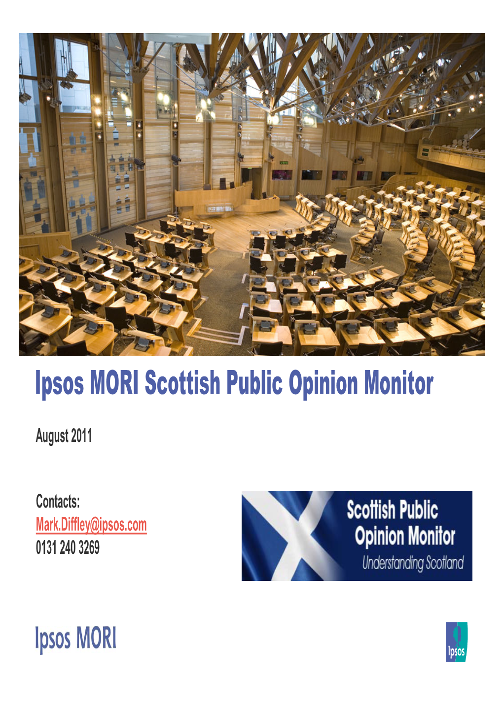 Ipsos MORI Scottish Public Opinion Monitor