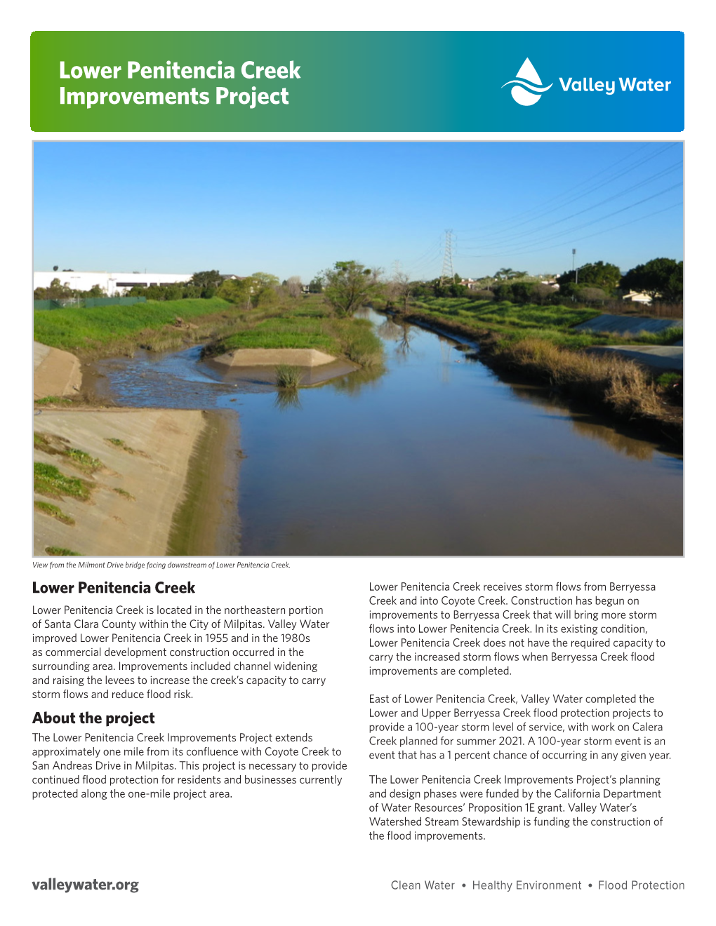 Lower Penitencia Creek Improvements Project