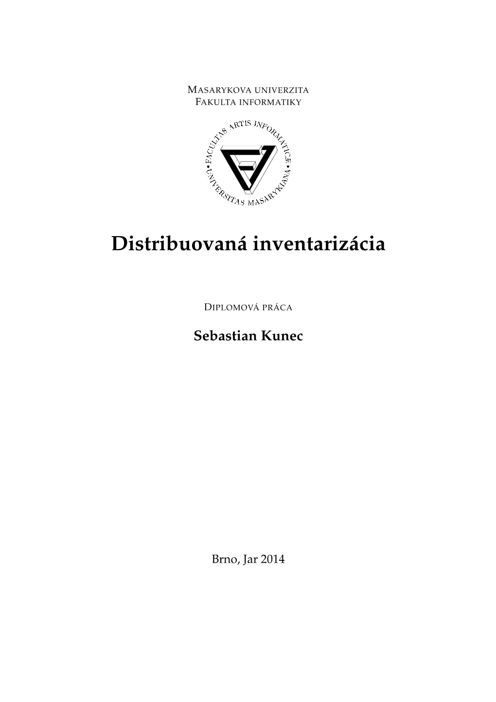 Distribuovaná Inventarizácia