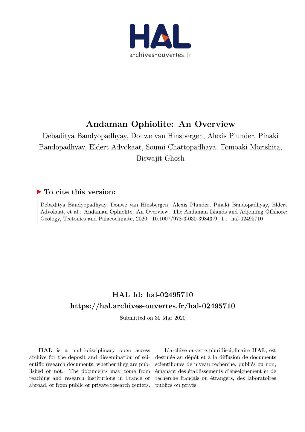 Andaman Ophiolite