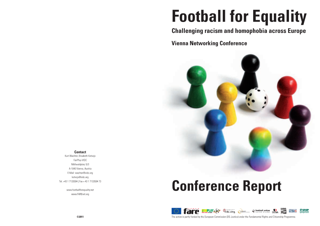 Football for Equality Challenging Racism and Homophobia Across Europe