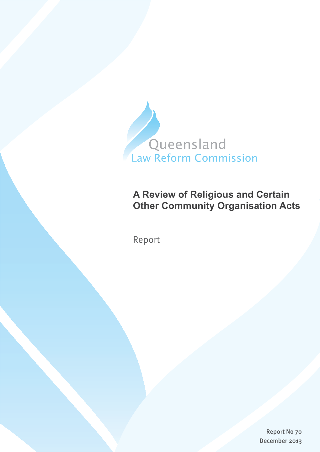 QLRC Cover Religious Orgs Report 70.Ai