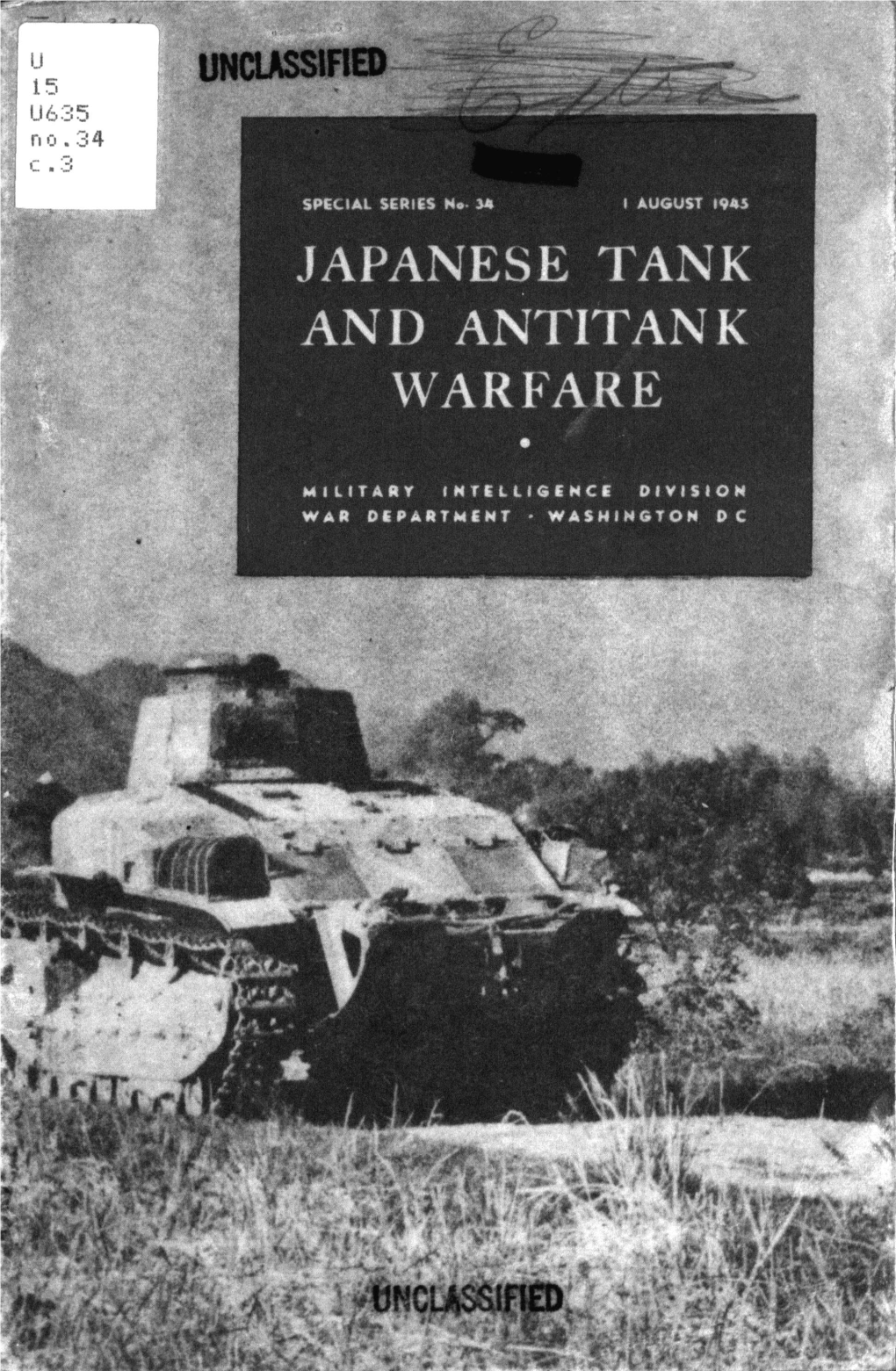 Japanese Tank and Antitank Warfare