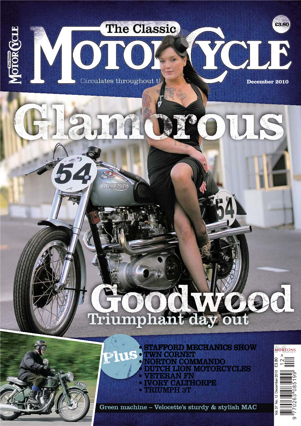 The Classic Motorcycle December 2010 Issue. Ace Get Front