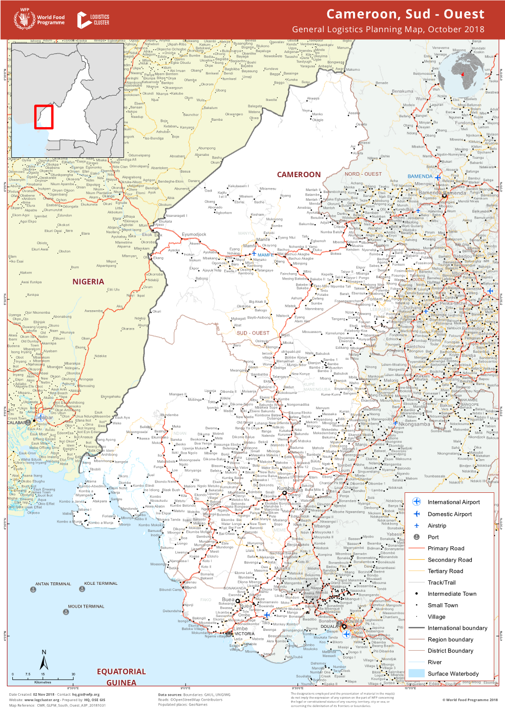 Cameroon, Sud - Ouest