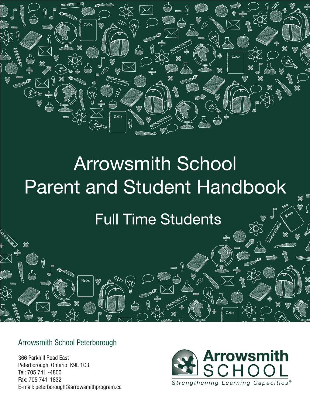 Arrowsmith School Parent and Student Handbook Full Time Students