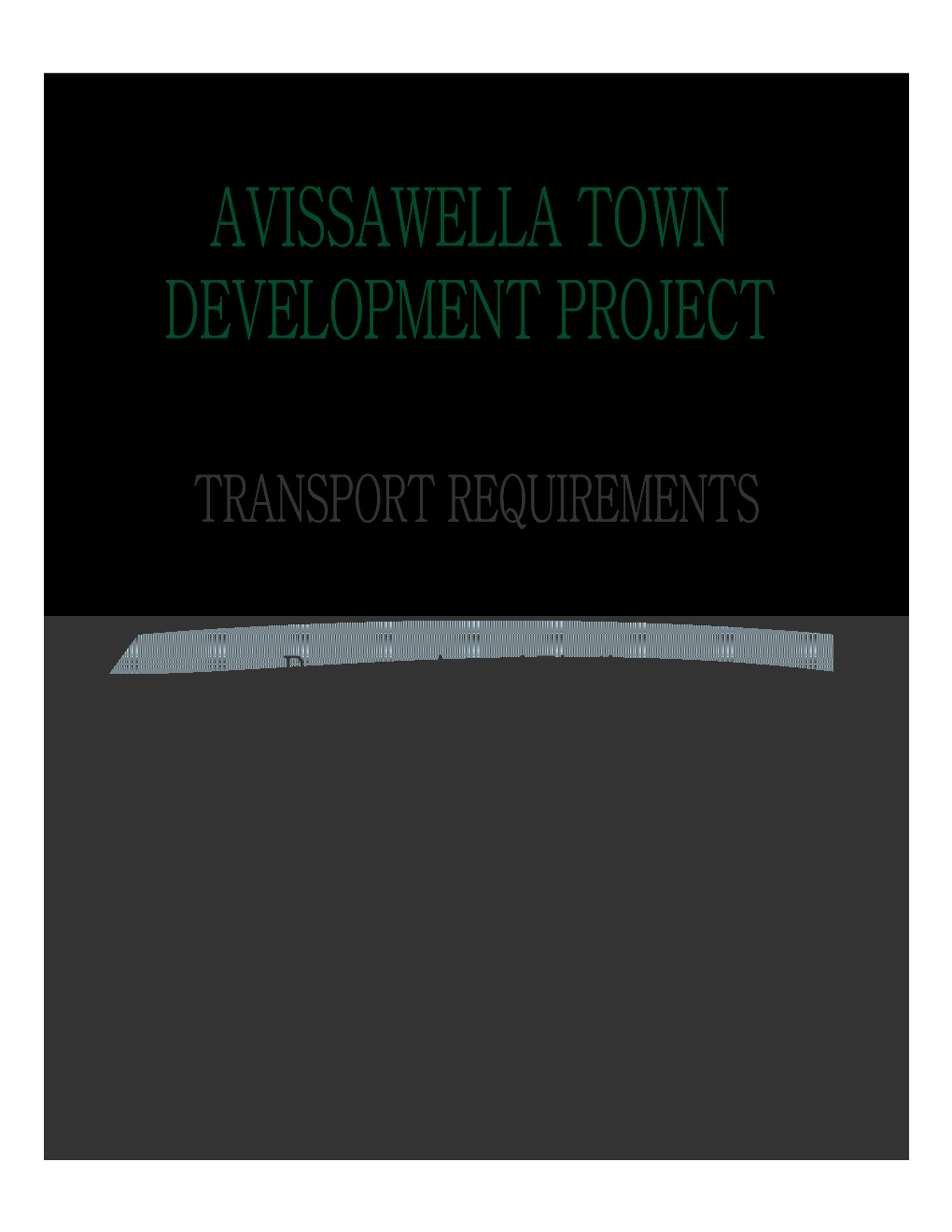 Avissawella Town Development Project