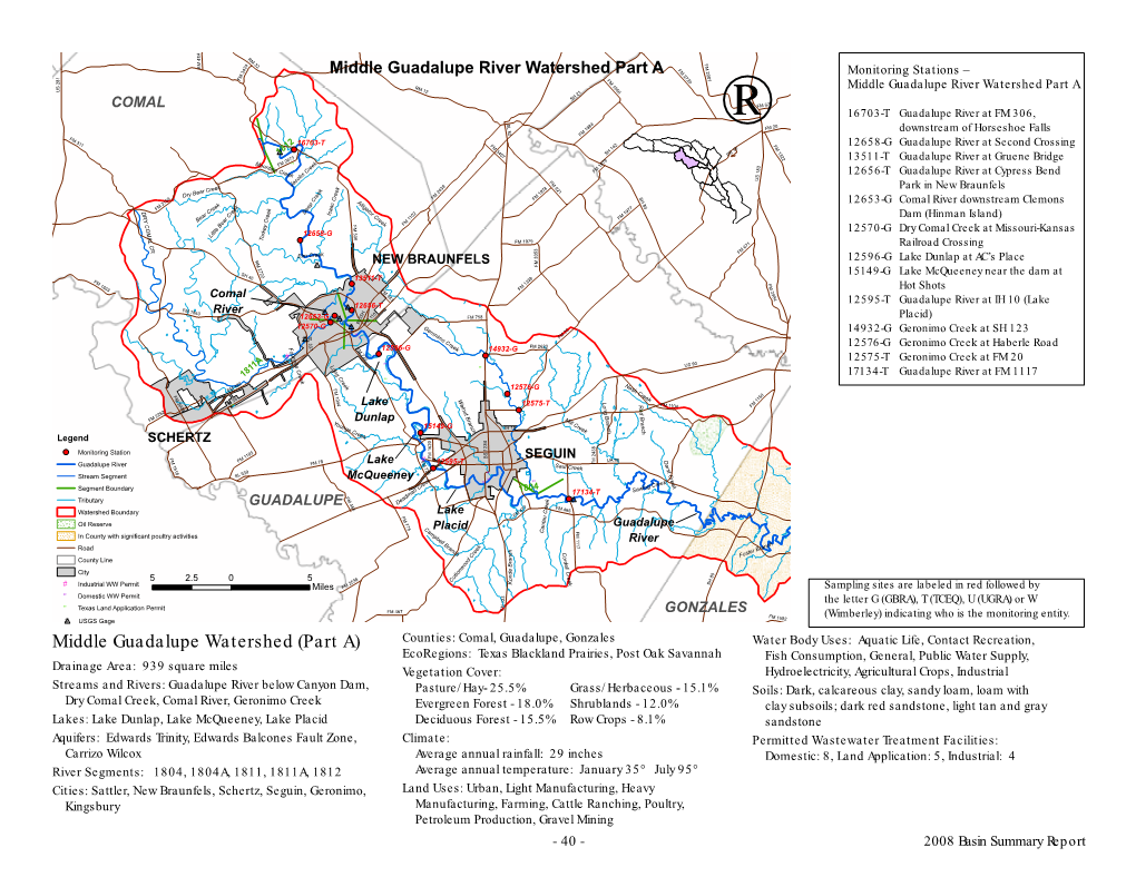 Middle Guadalupe Watershed (Part A)