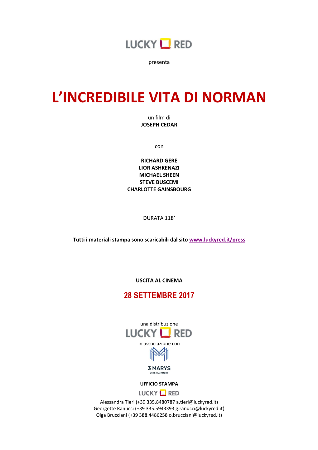 L'incredibile Vita Di Norman