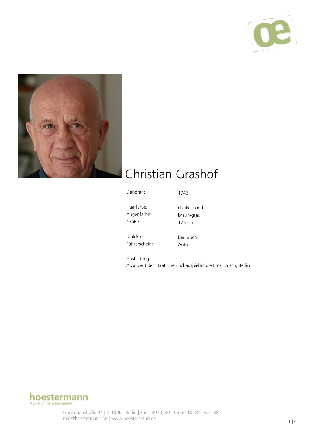 Christian Grashof
