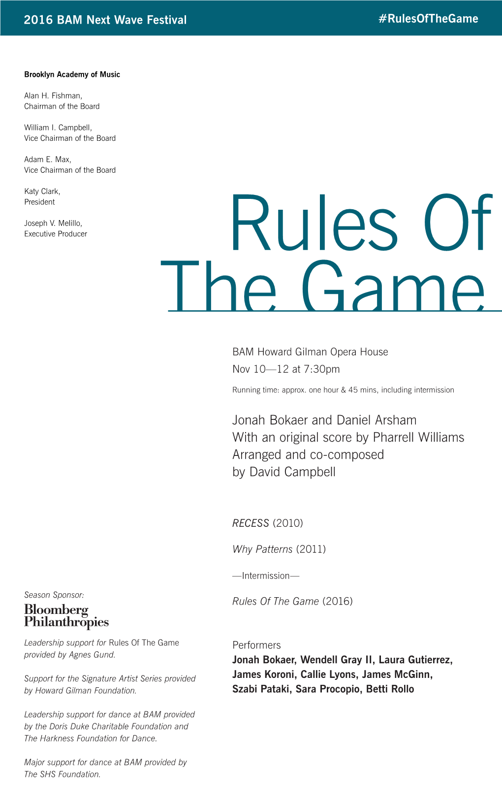 Rules of the Game