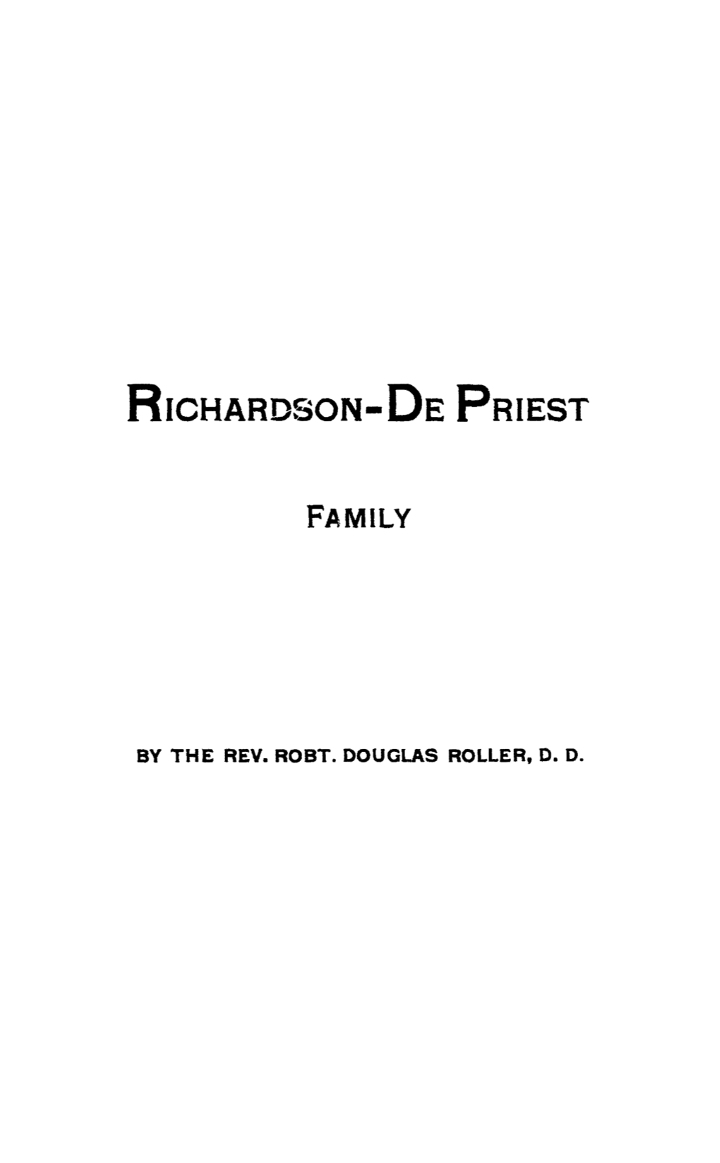 Richardson-De Priest