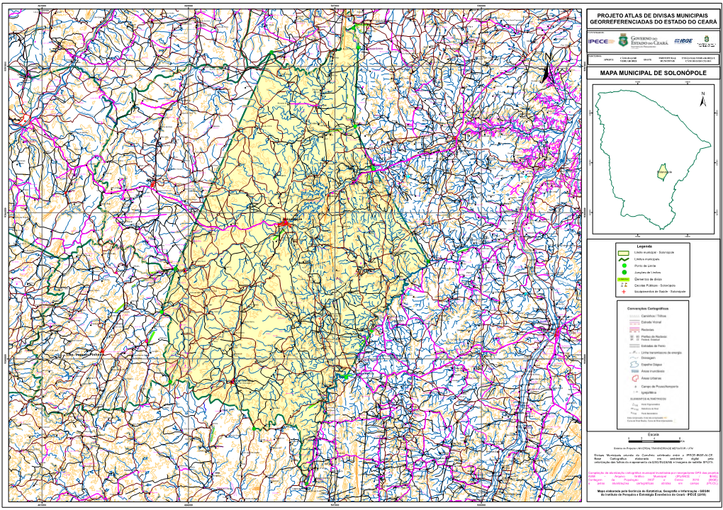 N Mm MAPA MUNICIPAL DE SOLONÓPOLE