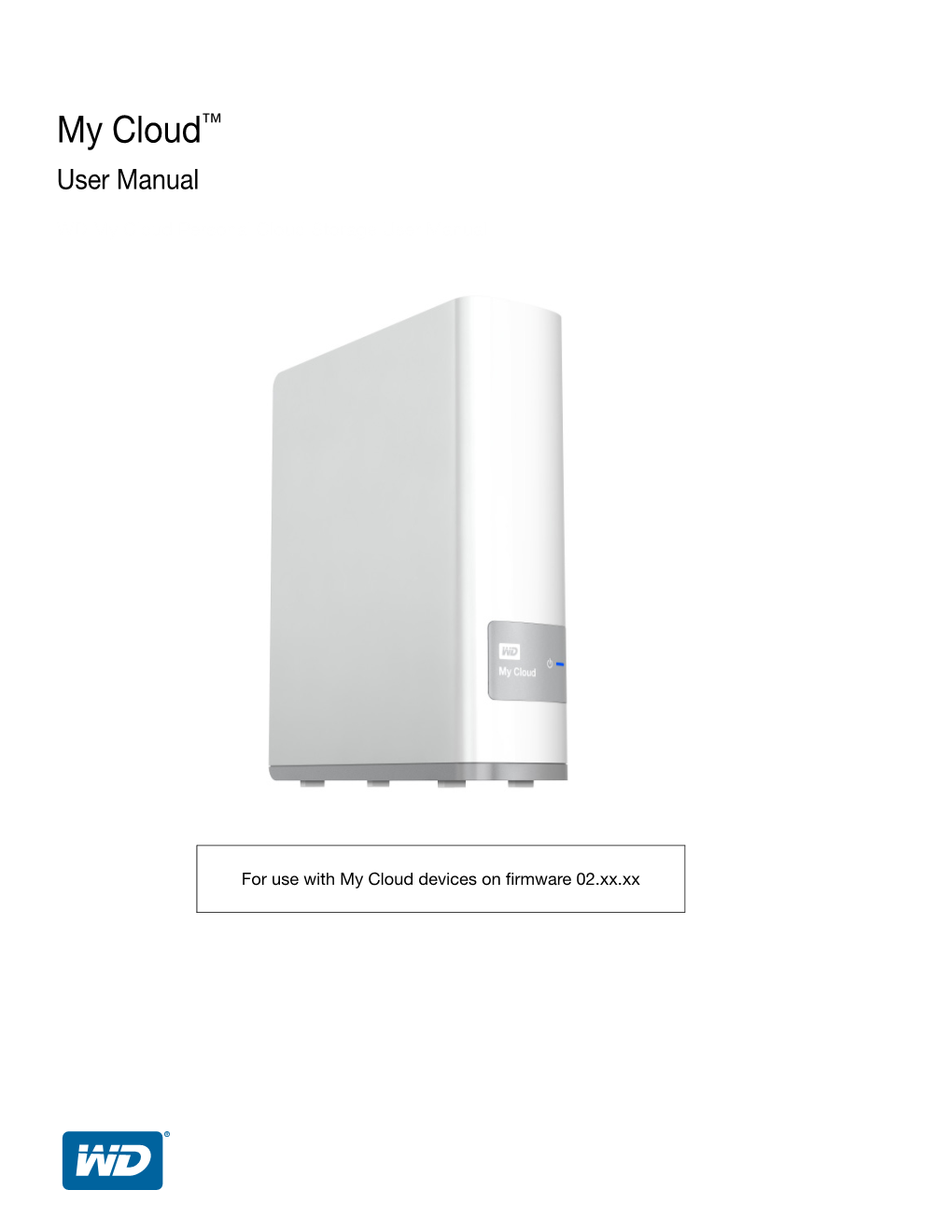 My Cloud Personal Storage User Manual