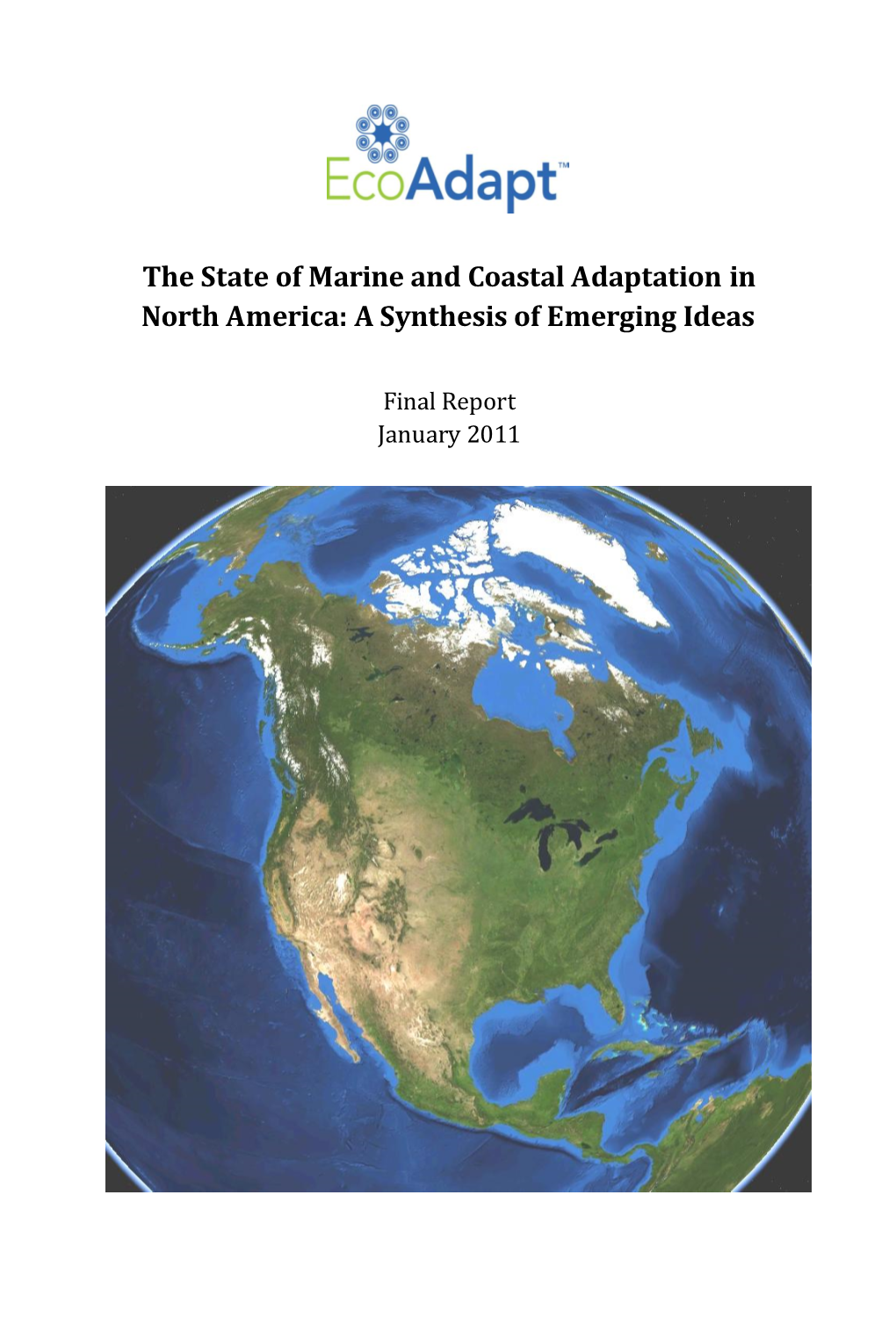 The State of Marine and Coastal Adaptation in North America: a Synthesis of Emerging Ideas