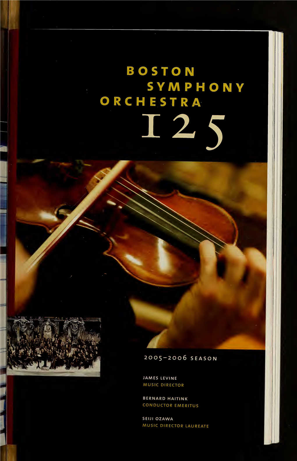 Boston Symphony Orchestra Concert Programs, Season 125, 2005-2006