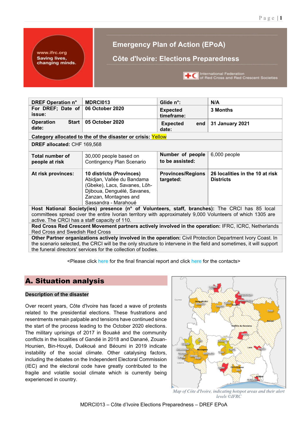 Côte D'ivoire: Elections Preparedness