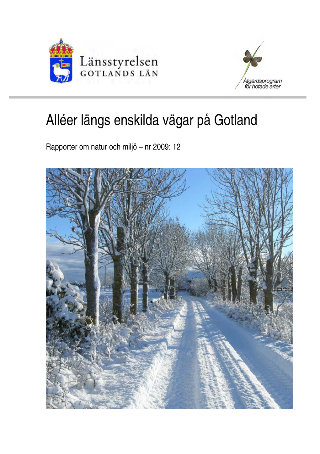 Alléer Längs Enskilda Vägar På Gotland