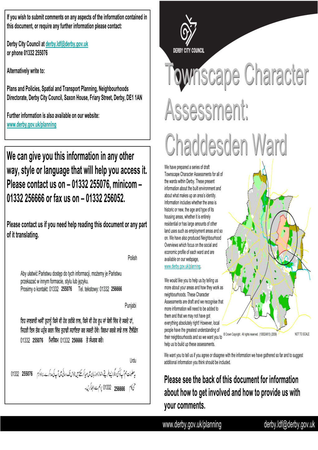 Chaddesden Wardward We Have Prepared a Series of Draft Way, Style Or Language That Will Help You Access It