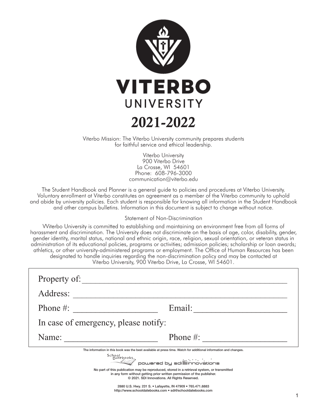 Viterbo University Community Prepares Students for Faithful Service and Ethical Leadership