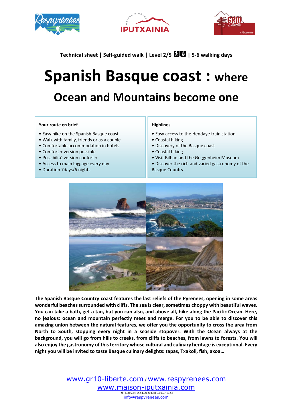 Spanish Basque Coast : Where Ocean and Mountains Become One