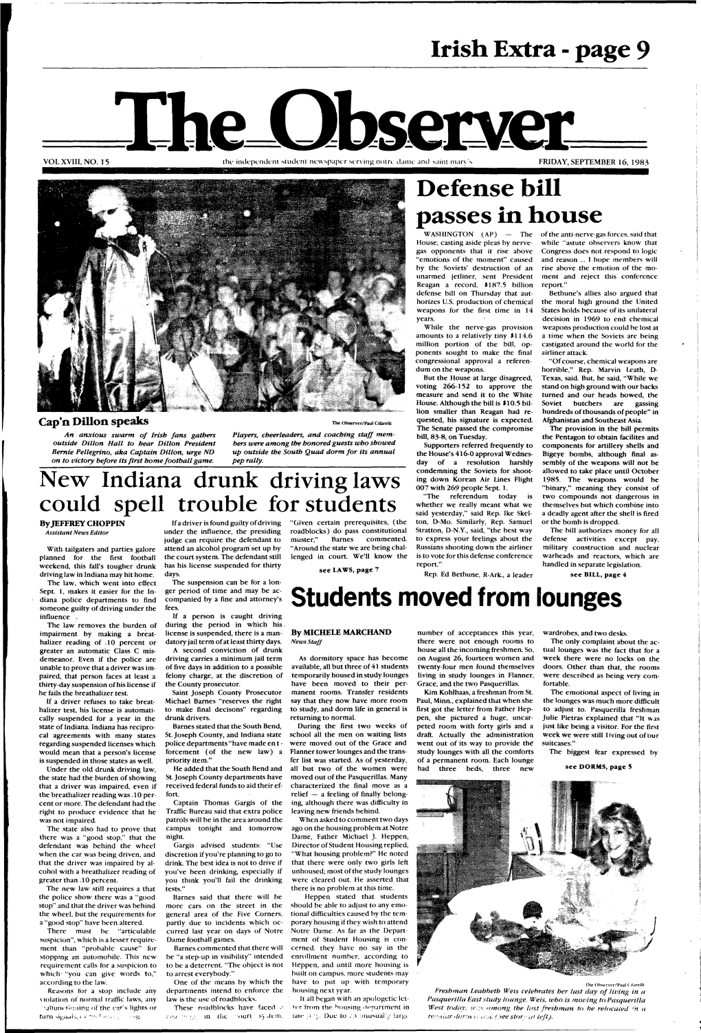Students Moved from Lounges Influence