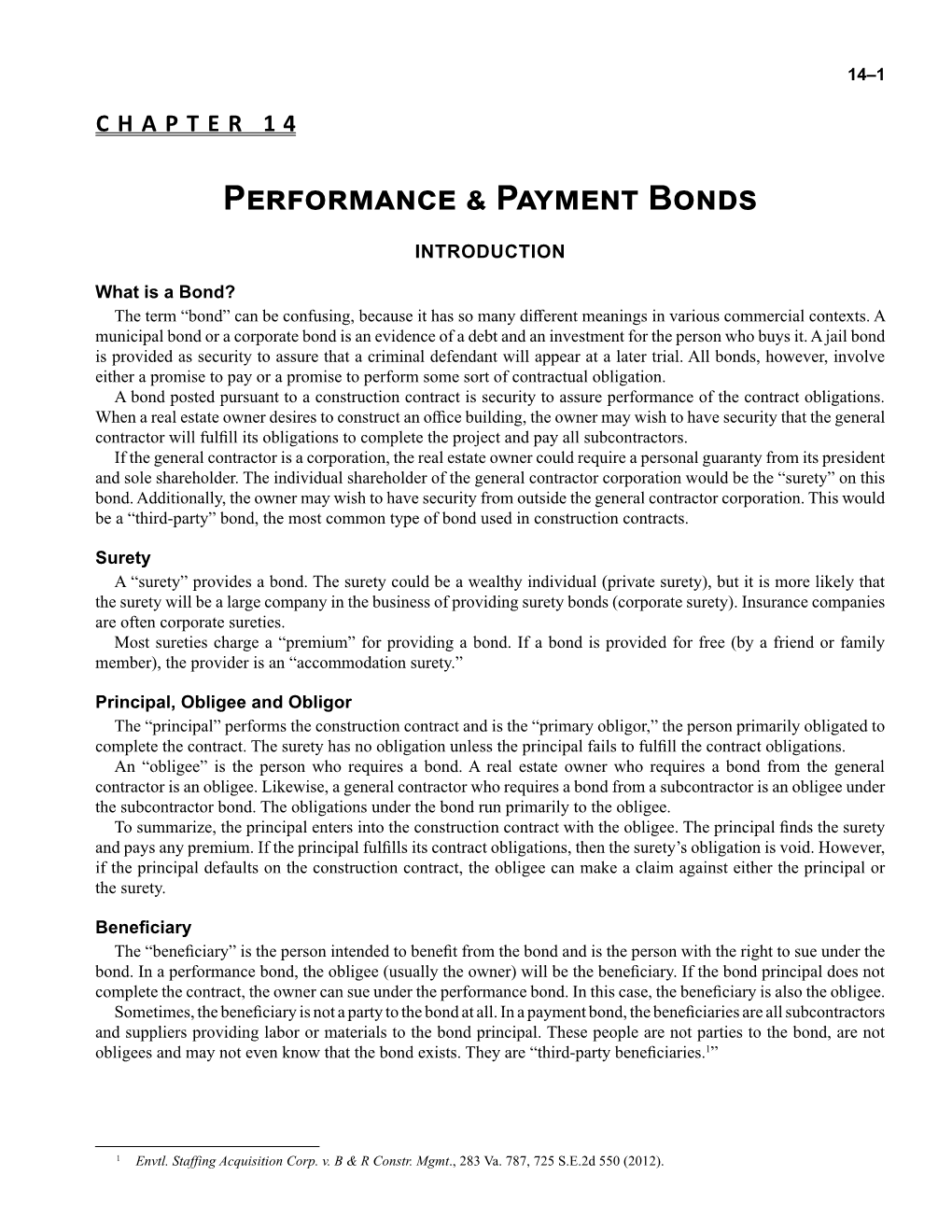 Performance & Payment Bonds