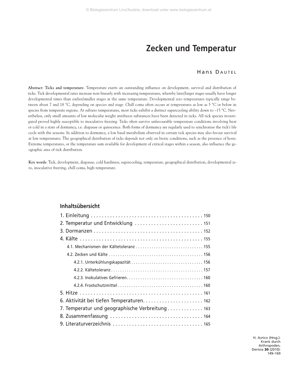 Zecken Und Temperatur