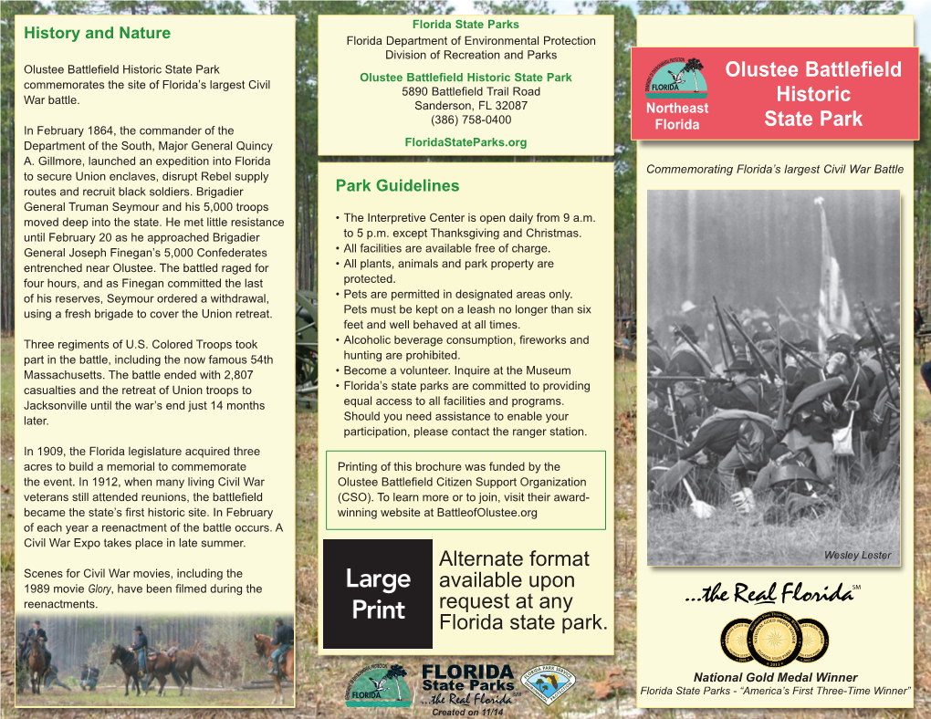 Olustee Battlefield Historic State Park